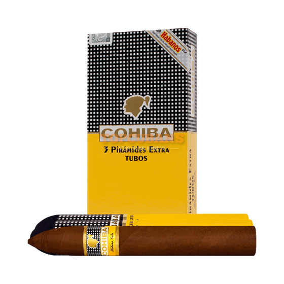 COHIBA Piramides Extra TUBOS Box Of 3 - Buy Cohiba Cigar Brands Online ...