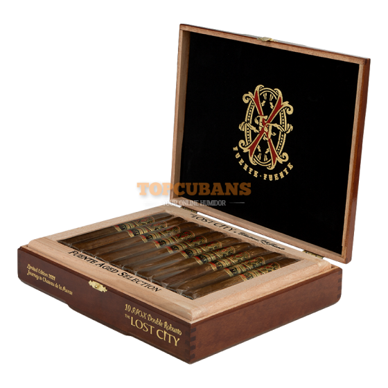 ARTURO FUENTE Opus X Lost City - Double Robusto Box of 10 - Buy ARTURO ...