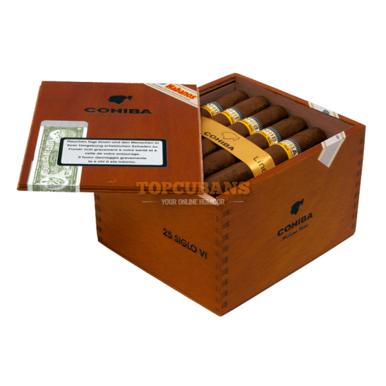 COHIBA Siglo VI Box Of 25 - Buy Cohiba Cigar Brands Online - Top Cuban ...