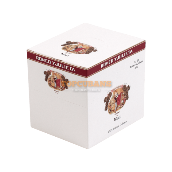 ROMEO Y JULIETA Mini Ban Cb (5x20) Cube of 100 - Buy Small Cigars ...